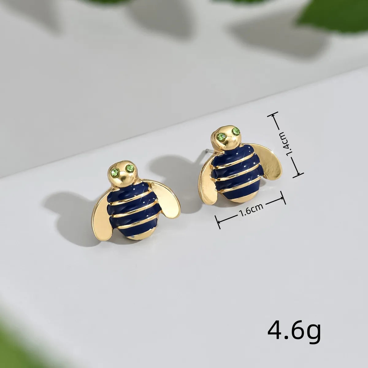 1 Pair Simple Style Classic Style Color Block Alloy Iron Ear Studs