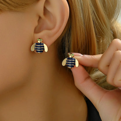 1 Pair Simple Style Classic Style Color Block Alloy Iron Ear Studs