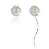 1 Pair Simple Style Classic Style Flower Plating Copper Gold Plated Ear Studs