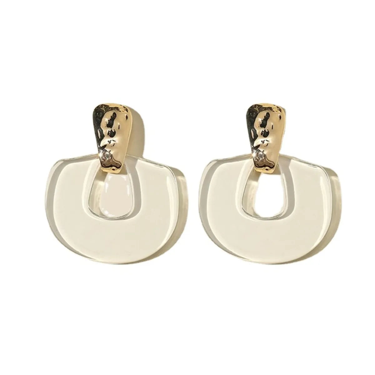 1 Pair Simple Style Classic Style Geometric Arylic Earrings