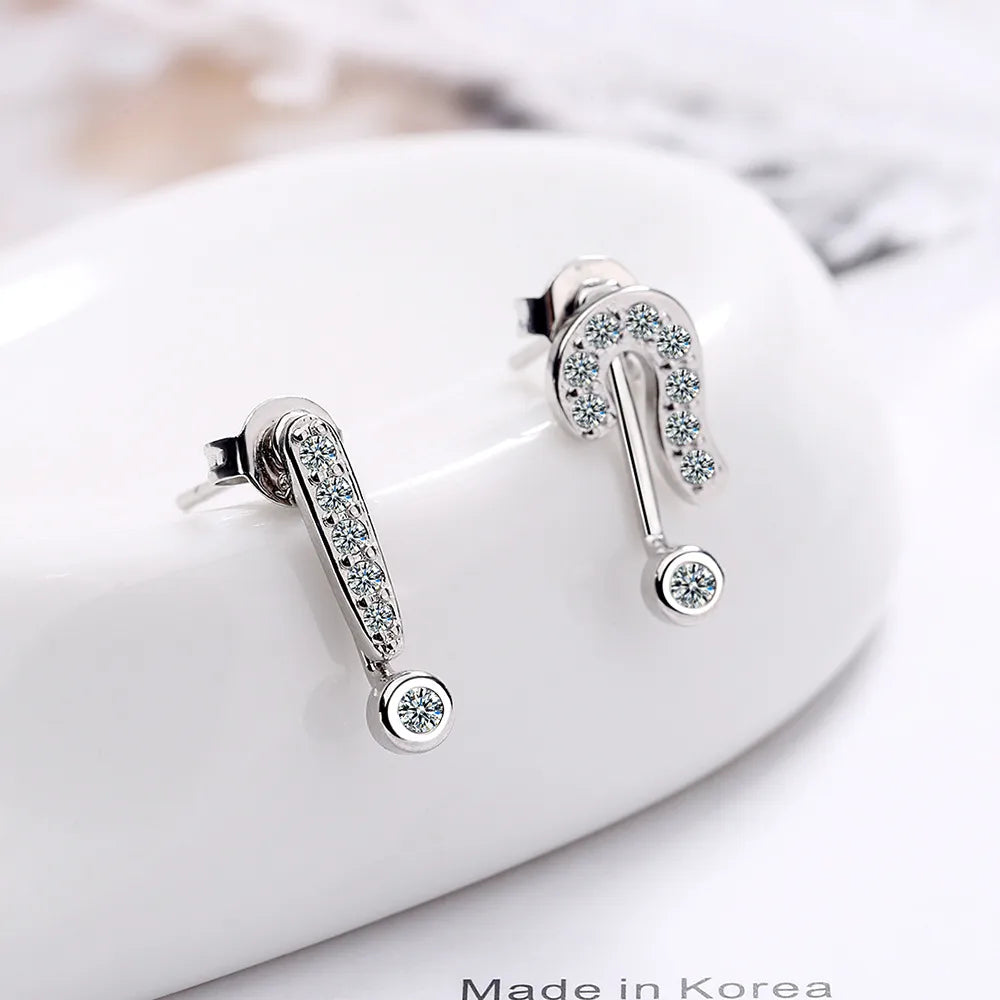 1 Pair Simple Style Classic Style Geometric Inlay Copper Zircon Drop Earrings