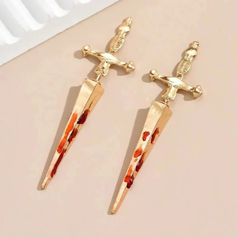 1 Pair Simple Style Classic Style Geometric Plating Alloy Ear Studs