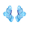 1 Pair Simple Style Classic Style Leaf Flower Enamel Iron Ear Studs