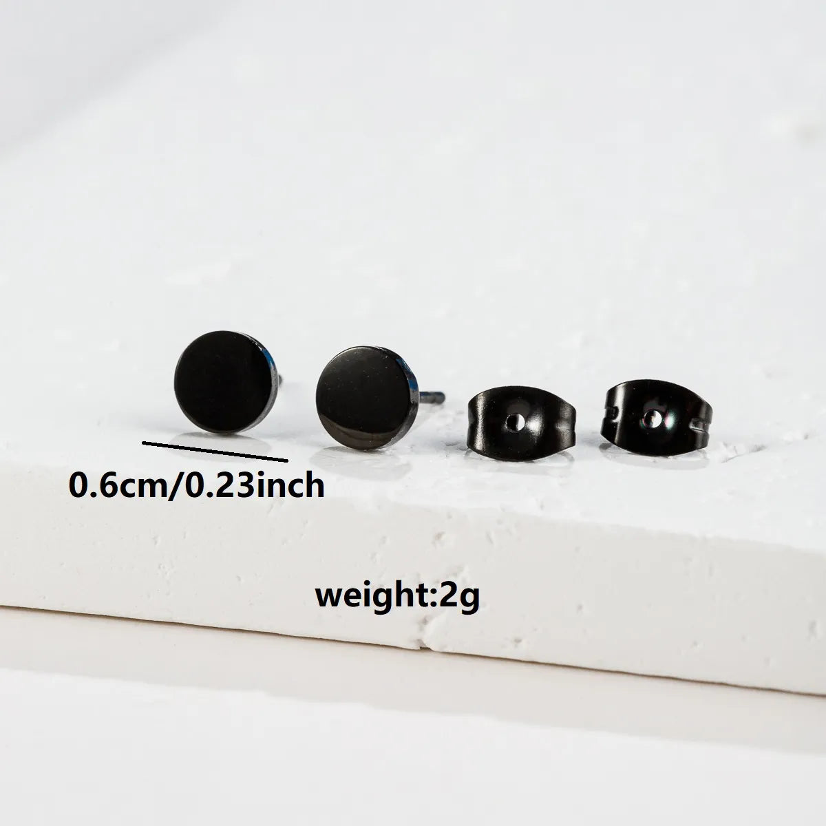 1 Pair Simple Style Classic Style Round Star Moon Hollow Out 304 Stainless Steel 18K Gold Plated Ear Studs