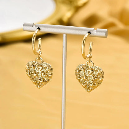 1 Pair Simple Style Classic Style Solid Color Alloy Zinc Drop Earrings