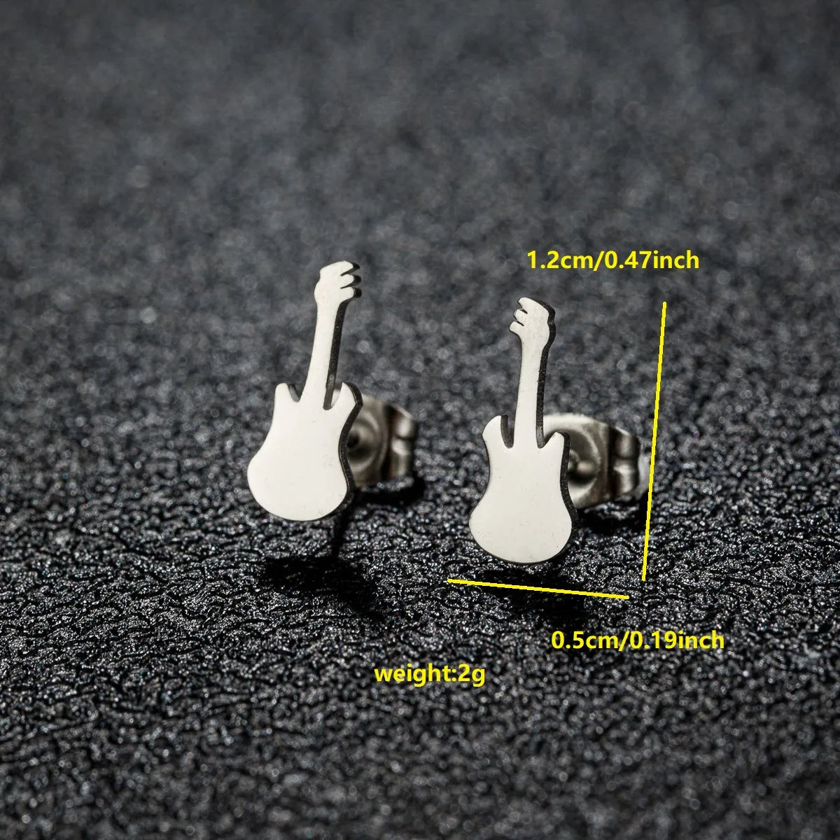 1 Pair Simple Style Classic Style Solid Color Irregular Plating 304 Stainless Steel 18K Gold Plated Ear Studs