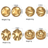 1 Pair Simple Style Classic Style Solid Color Plating 304 Stainless Steel Ear Studs