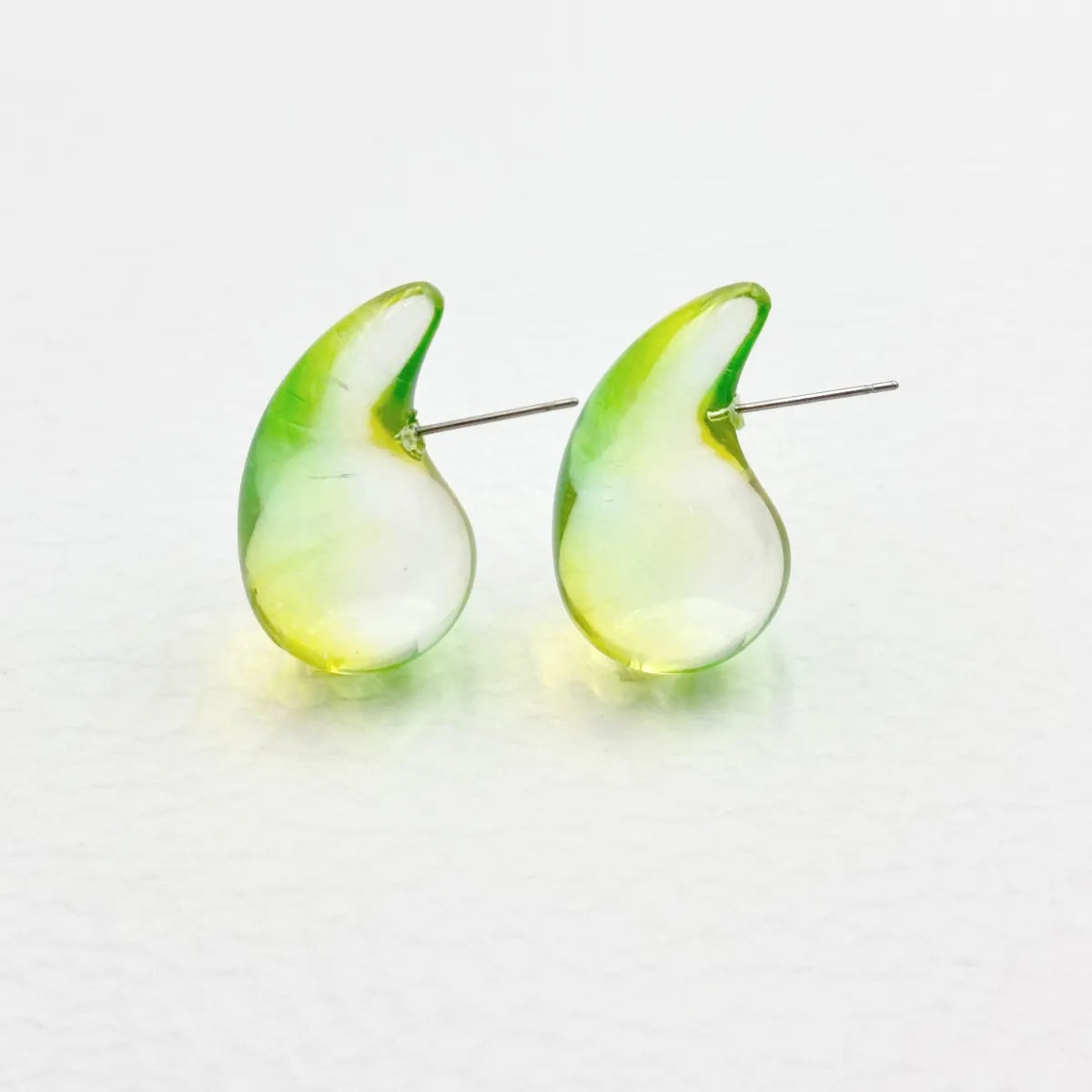 1 Pair Simple Style Classic Style Solid Color Plating Arylic Ear Studs