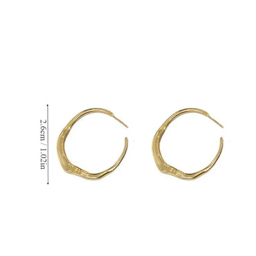 1 Pair Simple Style Classic Style Solid Color Plating Copper Silver Plated Ear Studs