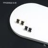 1 Pair Simple Style Classic Style Solid Color Plating Stainless Steel 18k Gold Plated Ear Studs