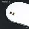 1 Pair Simple Style Classic Style Solid Color Plating Stainless Steel 18k Gold Plated Ear Studs