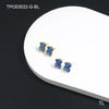 1 Pair Simple Style Classic Style Solid Color Plating Stainless Steel 18k Gold Plated Ear Studs