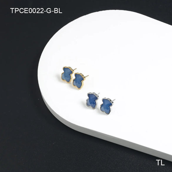1 Pair Simple Style Classic Style Solid Color Plating Stainless Steel 18k Gold Plated Ear Studs