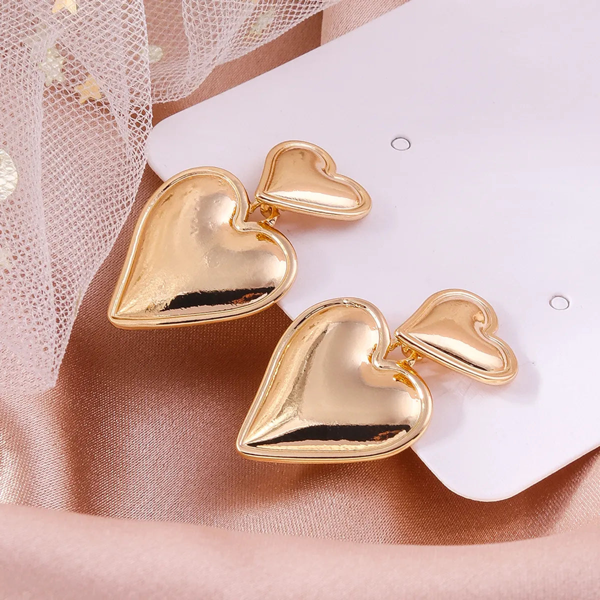 1 Pair Simple Style Classic Style Solid Color Zinc Alloy Ear Studs