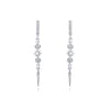 1 Pair Simple Style Classic Style Star Inlay Copper Rhinestones Drop Earrings