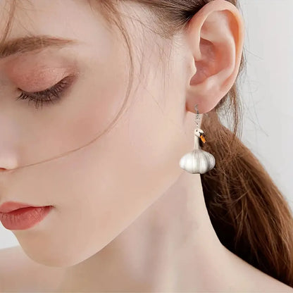 1 Pair Simple Style Classic Style Swan Arylic Drop Earrings