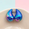 1 Pair Simple Style Classic Style Water Droplets Arylic Ear Studs