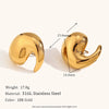 1 Pair Simple Style Commute Butterfly Inlay Stainless Steel Zircon Ear Studs