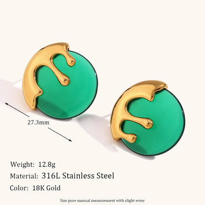 1 Pair Simple Style Commute Butterfly Inlay Stainless Steel Zircon Ear Studs