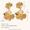 1 Pair Simple Style Commute Butterfly Inlay Stainless Steel Zircon Ear Studs