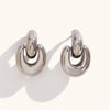 1 Pair Simple Style Commute Butterfly Inlay Stainless Steel Zircon Ear Studs