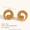 1 Pair Simple Style Commute Butterfly Inlay Stainless Steel Zircon Ear Studs