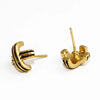 1 Pair Simple Style Commute Geometric Copper Alloy 18K Gold Plated Ear Studs