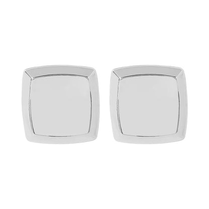 1 Pair Simple Style Commute Square Plating Alloy Ear Studs