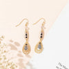 1 Pair Simple Style Commute Water Droplets Heart Shape Hollow Out Inlay Alloy Artificial Crystal Zircon Drop Earrings