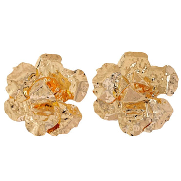 1 Pair Simple Style Flower Alloy Ear Studs