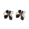 1 Pair Simple Style Flower Plating Copper Ear Studs