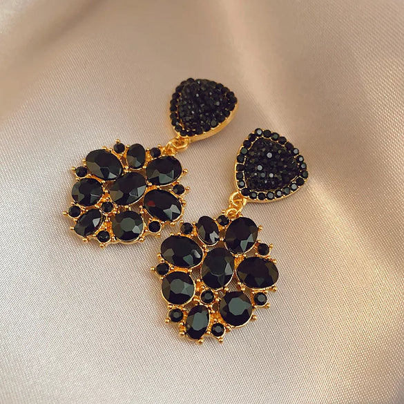 1 Pair Simple Style Flower Inlay Copper Pearl Ear Studs