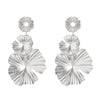 1 Pair Simple Style Flower Plating Alloy 14k Gold Plated Silver Plated Drop Earrings