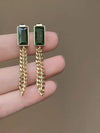 1 Pair Simple Style Geometric Alloy Drop Earrings