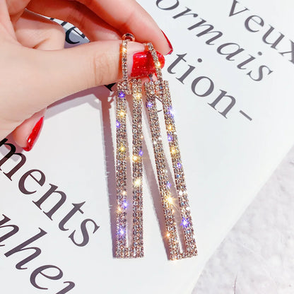 1 Pair Simple Style Geometric Alloy Drop Earrings