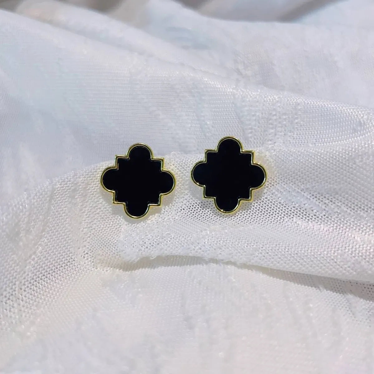 1 Pair Simple Style Geometric Alloy Ear Studs