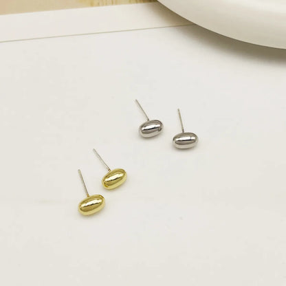 1 Pair Simple Style Geometric Artificial Pearl Alloy Ear Studs