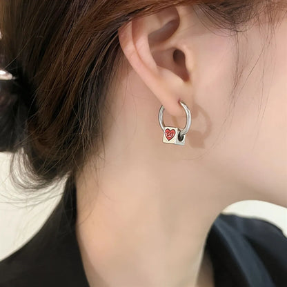 1 Pair Simple Style Geometric Plating Alloy Earrings