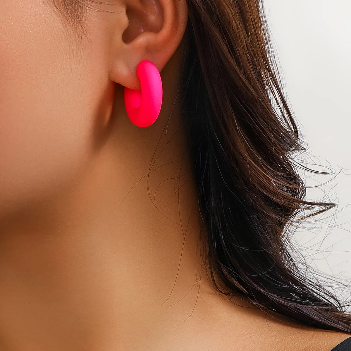 1 Pair Simple Style Geometric Plating Alloy Earrings