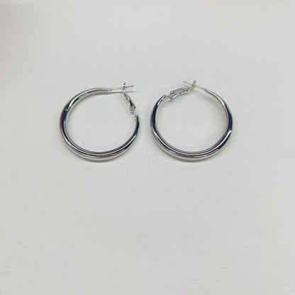 1 Pair Simple Style Geometric Plating Alloy Earrings