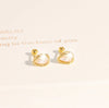 1 Pair Simple Style Geometric Plating Copper Zircon Ear Studs