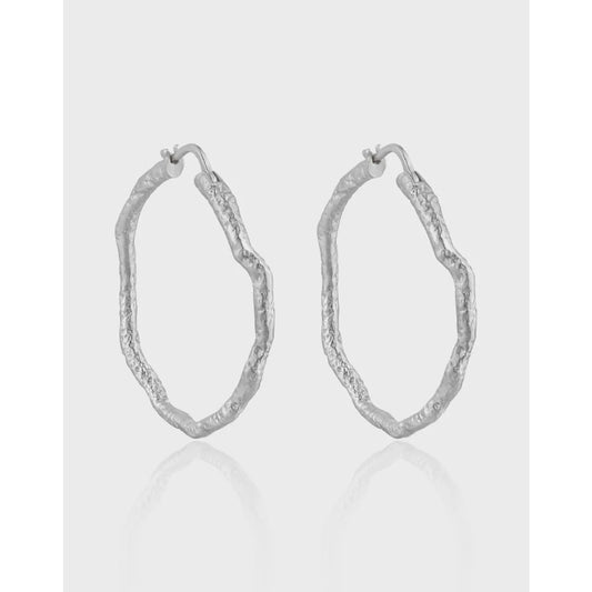 1 Pair Simple Style Geometric Plating Sterling Silver 18k Gold Plated Earrings