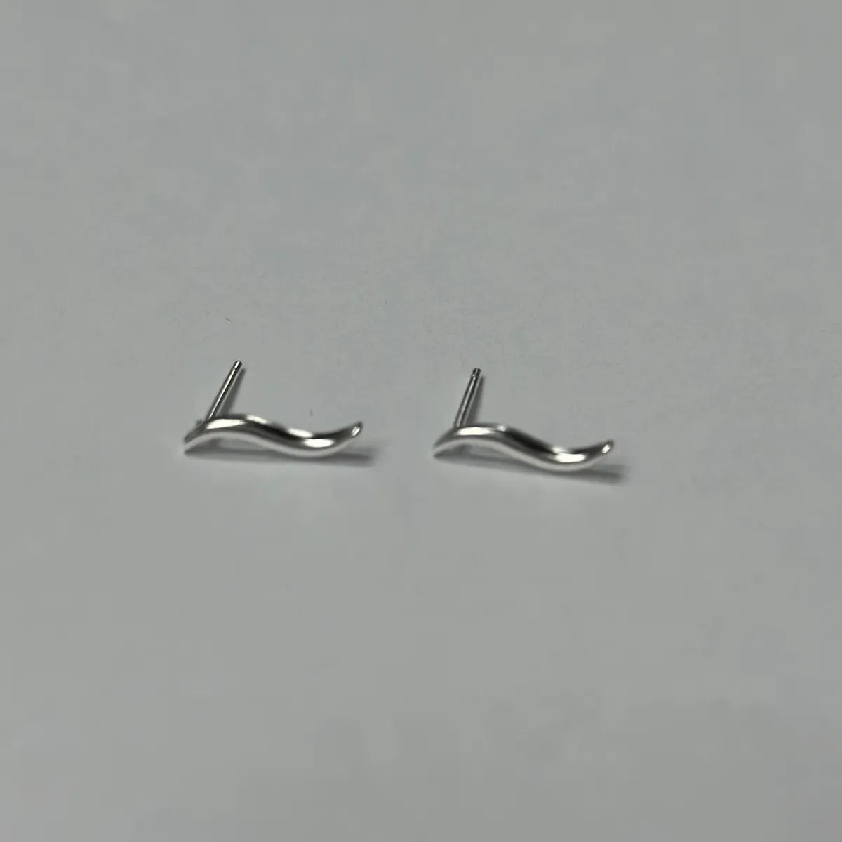 1 Pair Simple Style Geometric Plating Sterling Silver Ear Studs