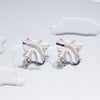 1 Pair Simple Style Geometric Plating Titanium Steel 18K Gold Plated Ear Studs