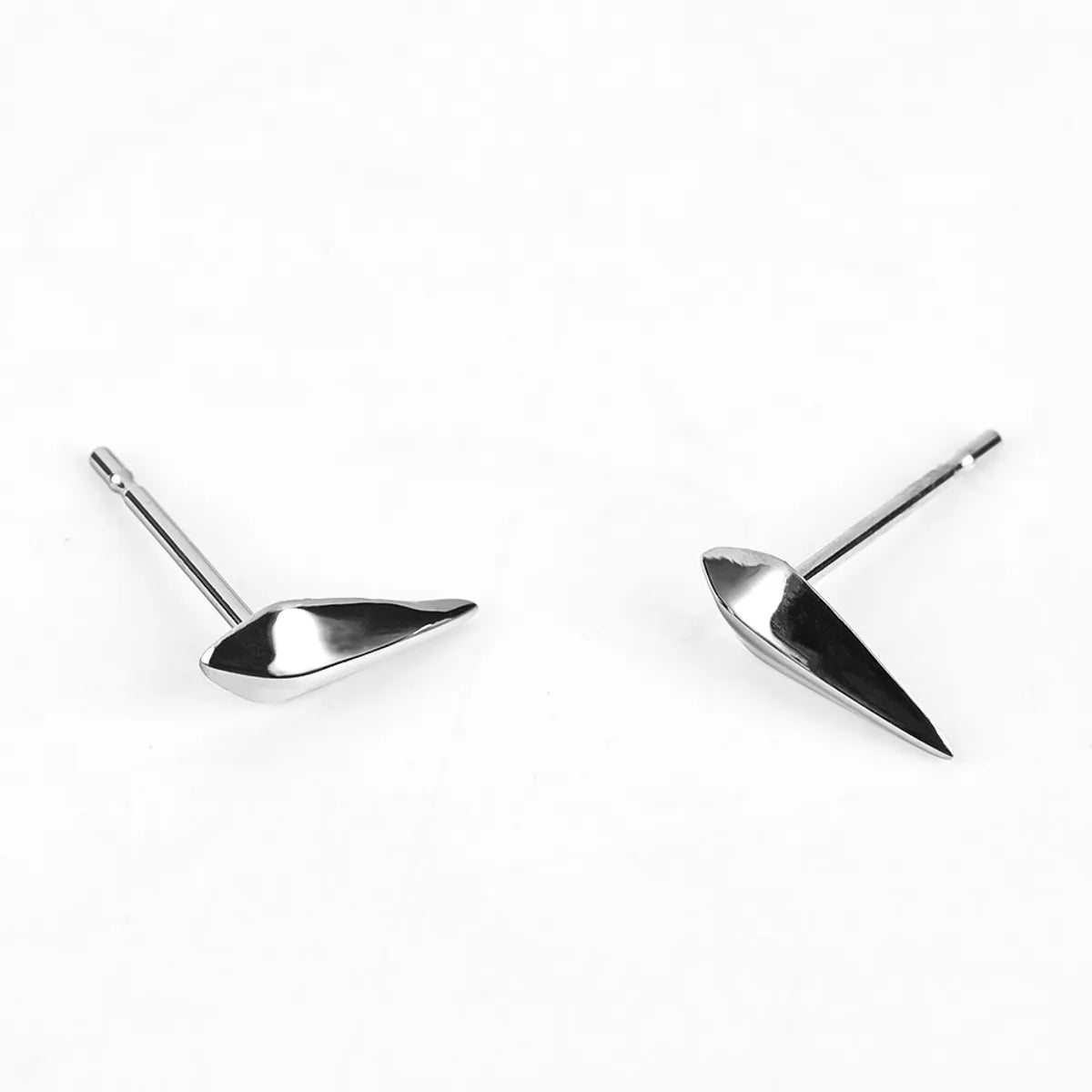 1 Pair Simple Style Geometric Polishing 316 Stainless Steel  Ear Studs