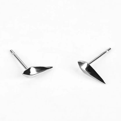 1 Pair Simple Style Geometric Polishing 316 Stainless Steel  Ear Studs