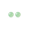 1 Pair Simple Style Geometric Round Plating Rose Quartz Green Aventurine Copper Ear Studs