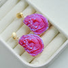 1 Pair Simple Style Geometric Solid Color 304 Stainless Steel Drop Earrings