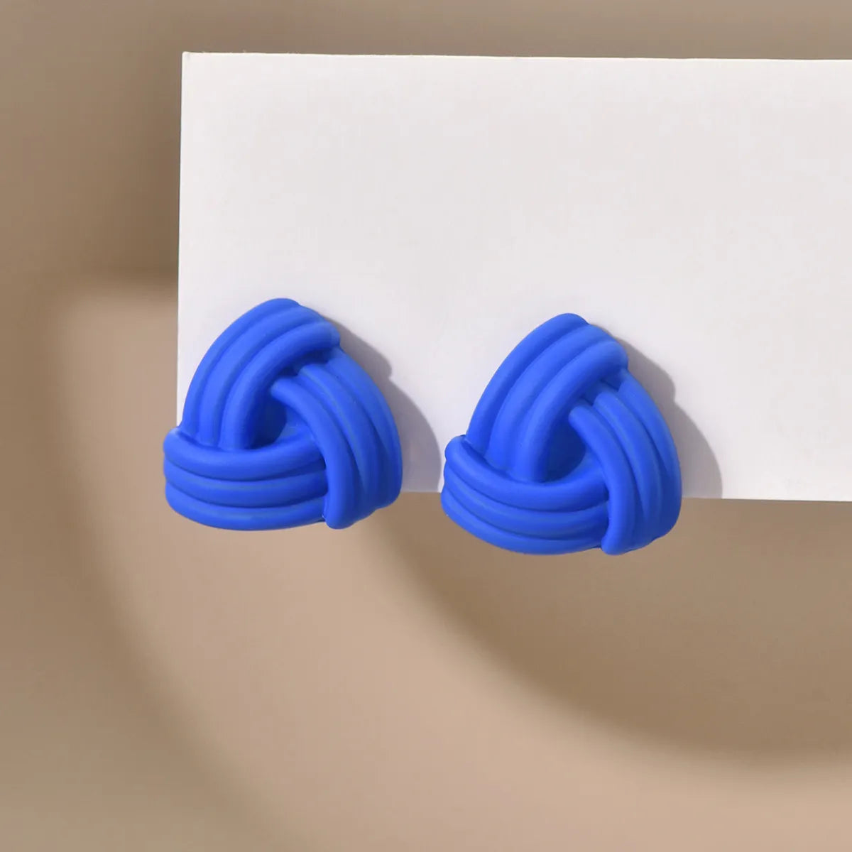 1 Pair Simple Style Geometric Spray Paint Arylic Ear Studs