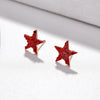 1 Pair Simple Style Geometric Titanium Steel Inlay Rhinestones Zircon Ear Studs